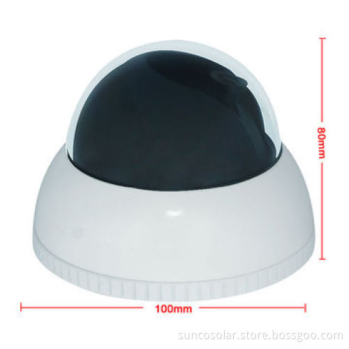 Fish-eye 130-degree Vandal-resistant Camera, 1/3" Sony Super HAD II CCD, Advanced DSP, 700TVL